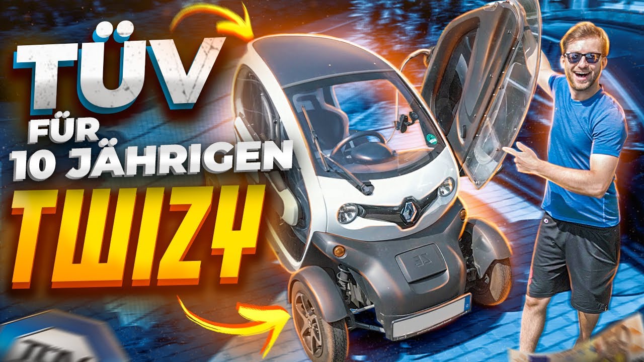 10 JAHRE alter TWIZY beim TÜV - Gibt's die Plakette?