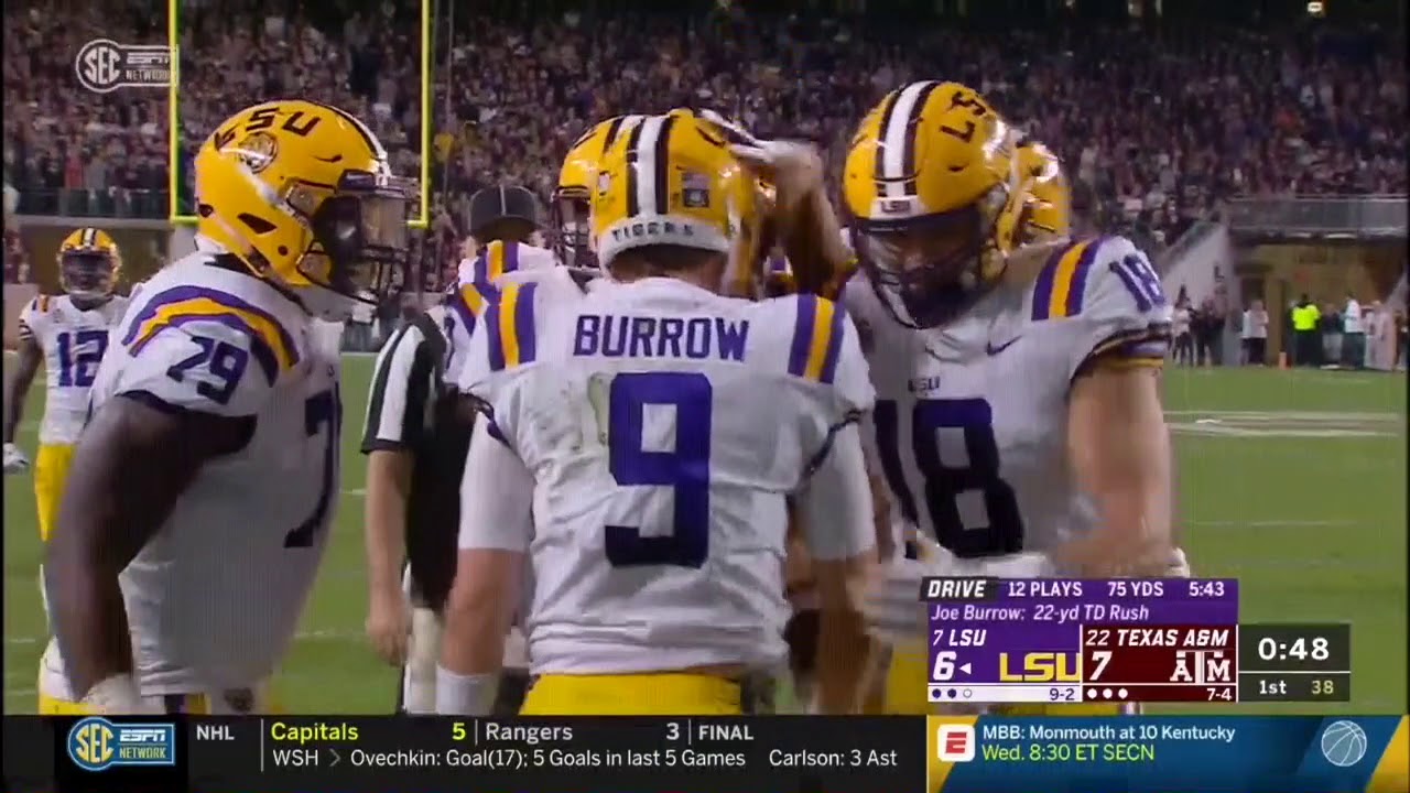 Texas A&M vs LSU 2018 no-huddle