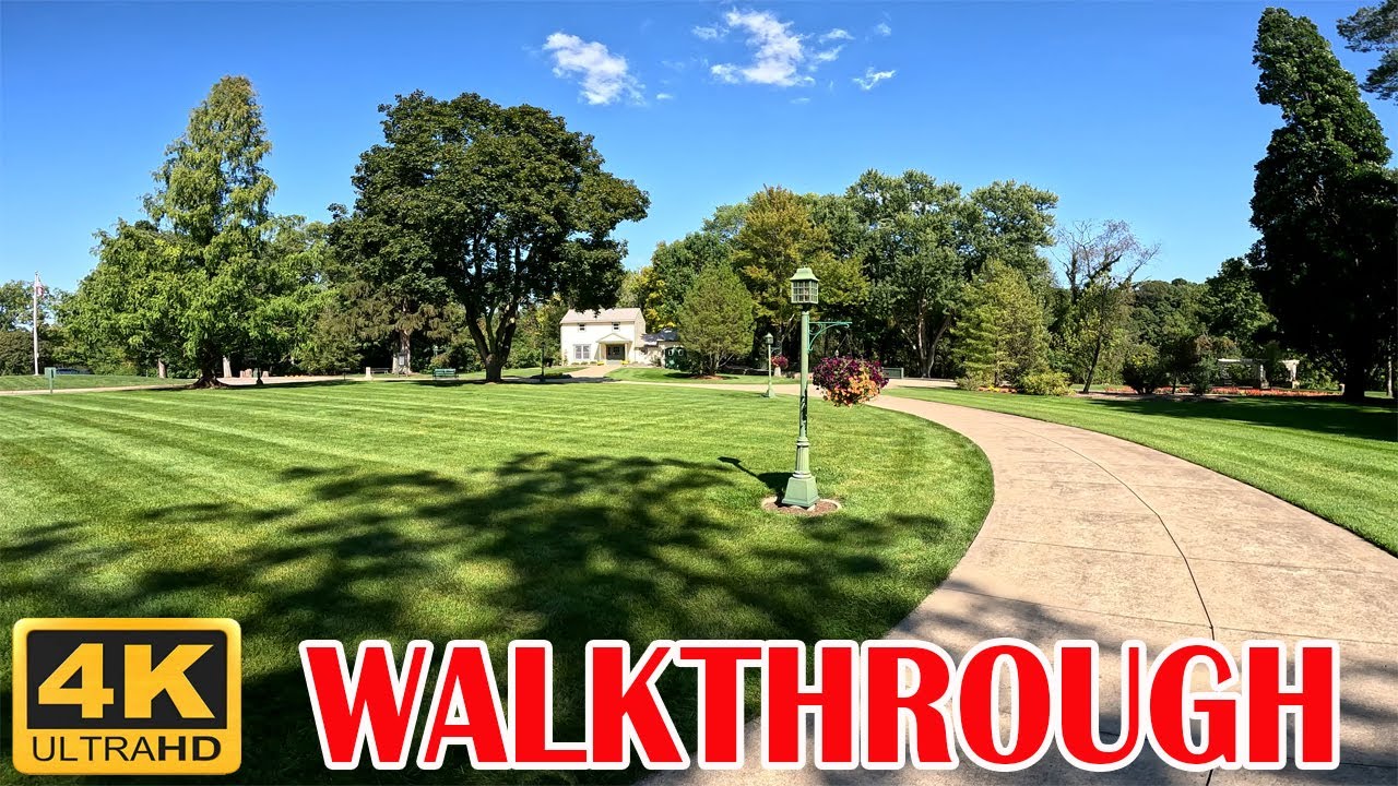 Schoepfle Gardens Park Walkthrough🌷🌼🌸in Birmingham, Ohio (4K, 60FPS)