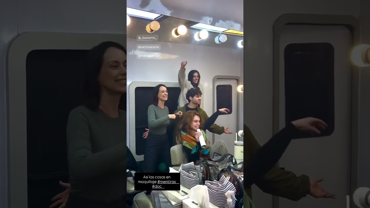Gabriela De La Garza, Macarena Garc&iacute;a, Valentina Buzzurro y Mart&iacute;n Saracho #mentiras #doc