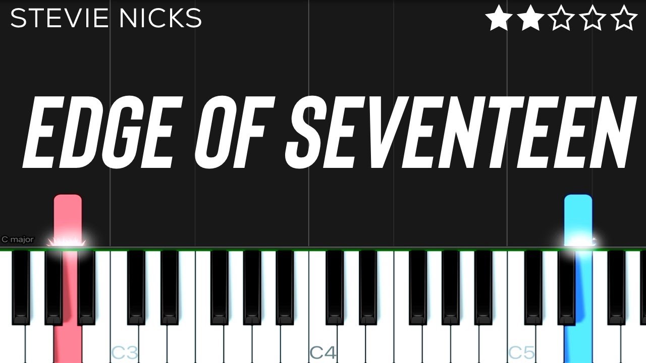 Stevie Nicks - Edge of Seventeen | EASY Piano Tutorial