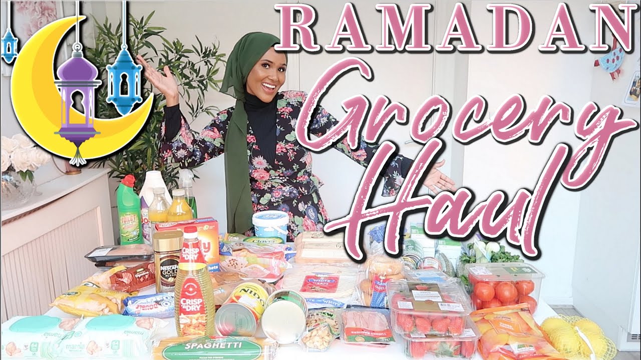 RAMADAN 2020 FAMILY GROCERY HAUL+ MEAL PLAN