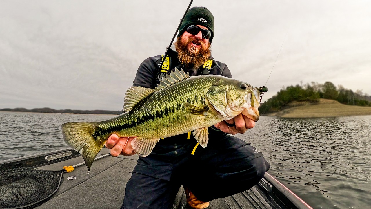 Bass Fishing When Its COLD! Key Baits And Locations To Catch Fish!