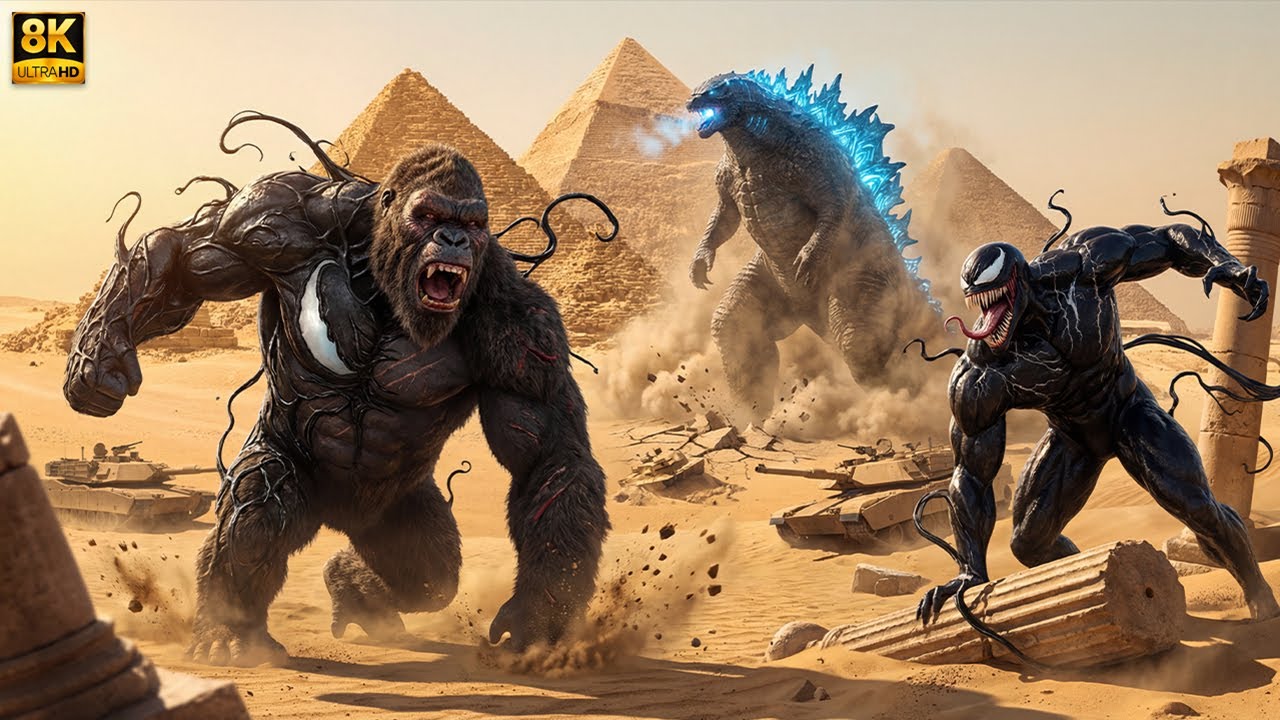 Venom Kong vs Godzilla — Titan War Begins