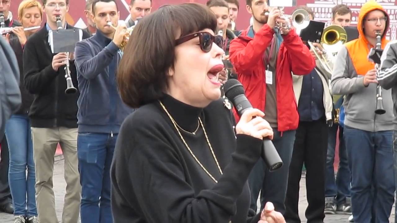Mireille Mathieu, Red Square, rehearsal, (04.09.2015)