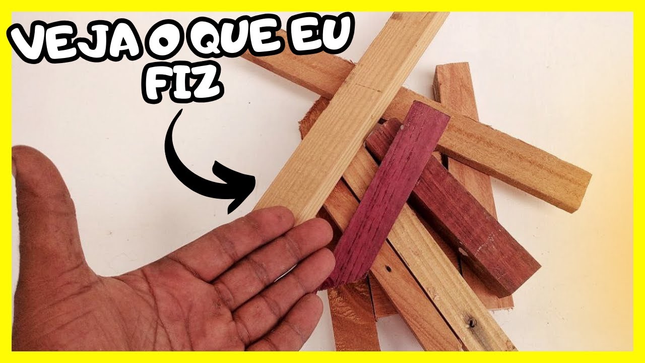 Brilhante Ideia Como Fazer um Projeto Especial de Marcenaria #WOOD