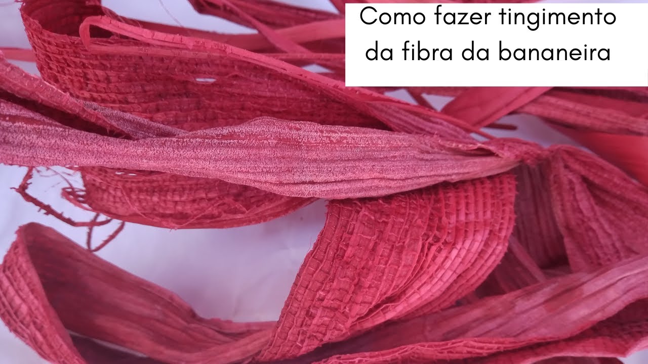 Como fazer tingimento  da bananeira