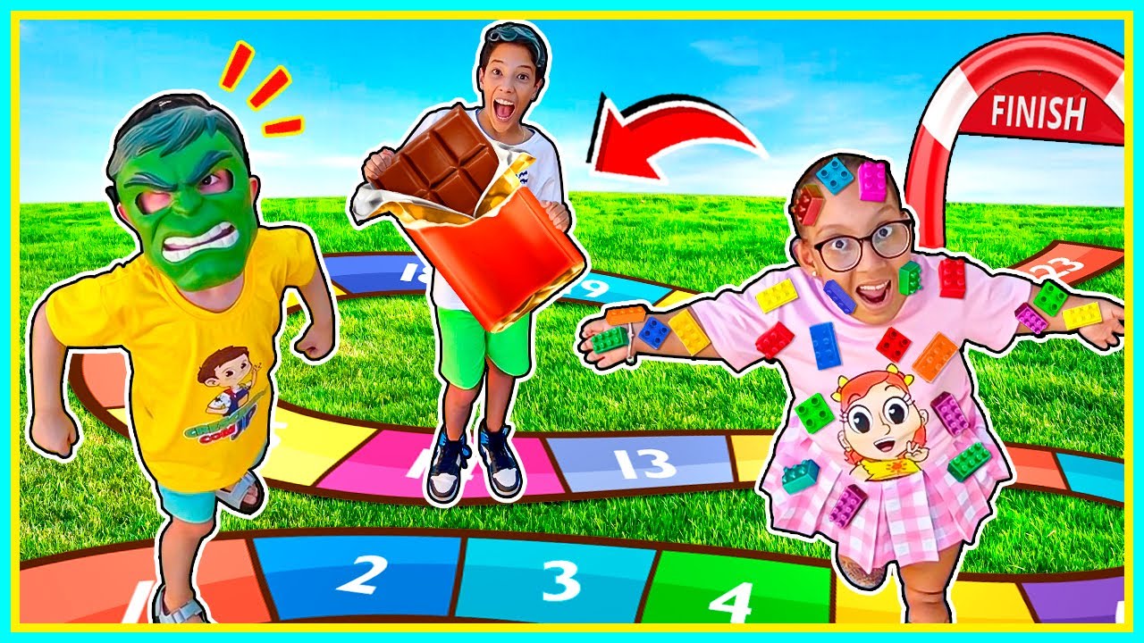 Jogo da Vida Real no Tabuleiro Gigante - Crescendo com JP
