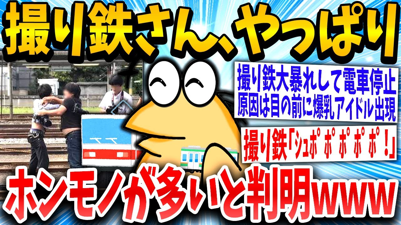 【2ch面白いスレ】撮り鉄「ワイら関係ねぇだろ！」スレ民「シュポりだして草」→結果www【ゆっくり解説】