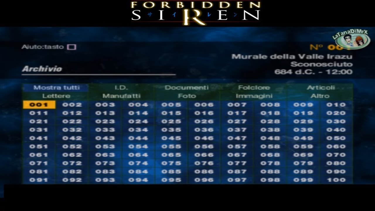Forbidden Siren (サイレン) All Archive Items [HD]