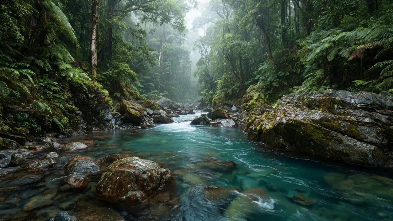 Tranquilwater River Sounds | Slow Natural Drift