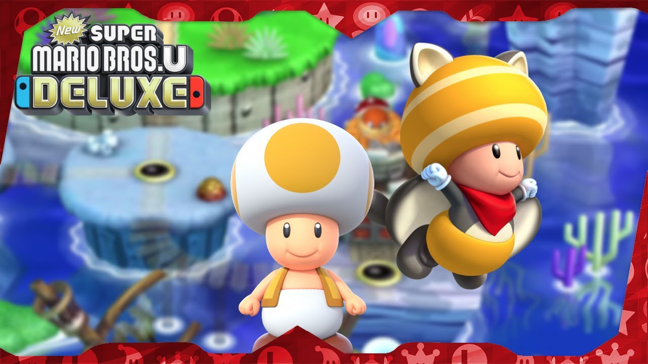 New Super Mario Bros. U Deluxe ᴴᴰ | World 3 (All Star Coins) Solo Toad