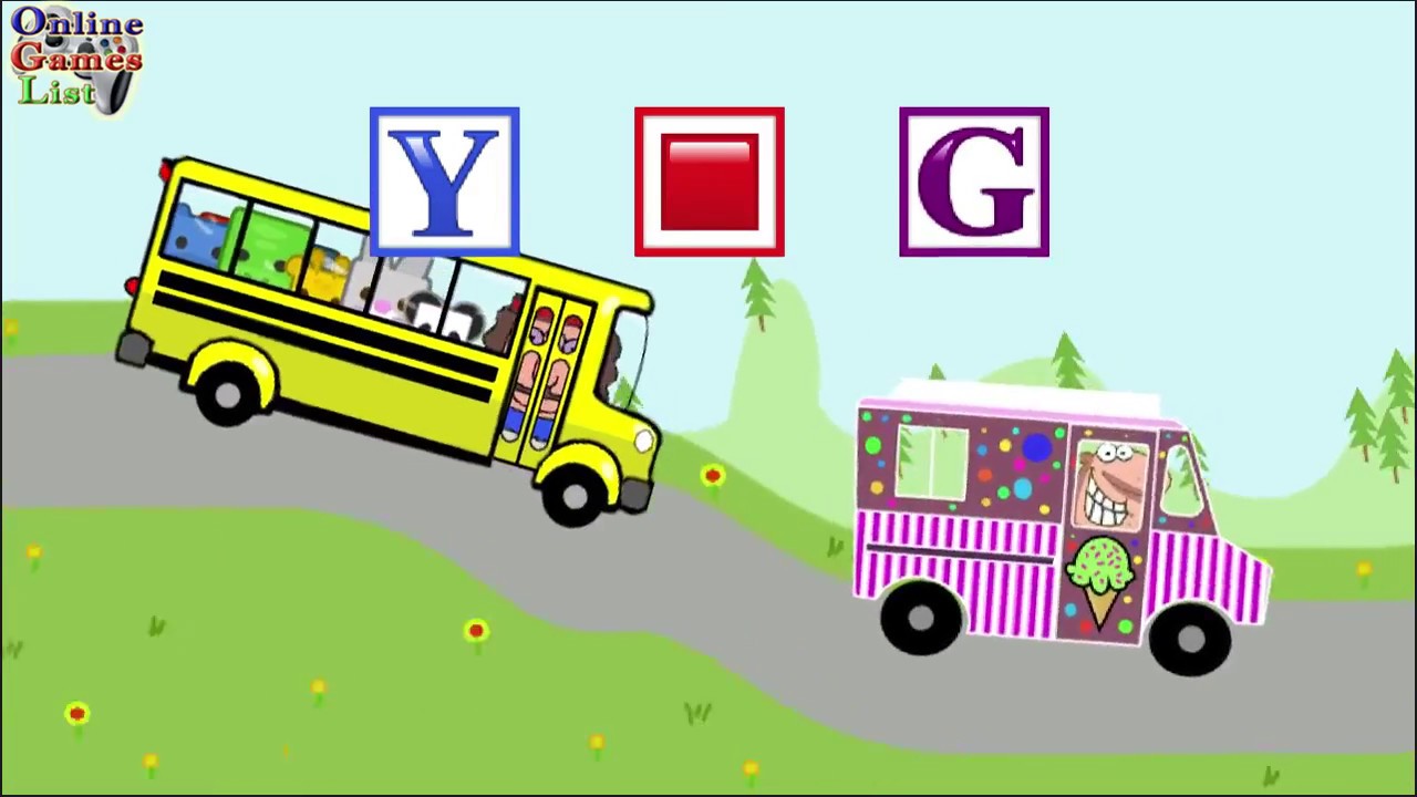 Preschool Learning video game - Preschool Bus Driver - NO ADS