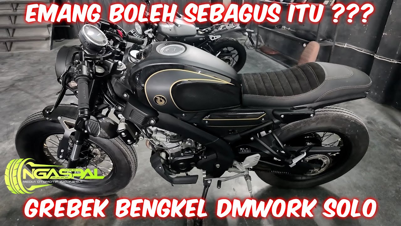 Emang Boleh Sebagus Itu ??? || Grebek Bengkel Custom DMWork Motorcycle Solo