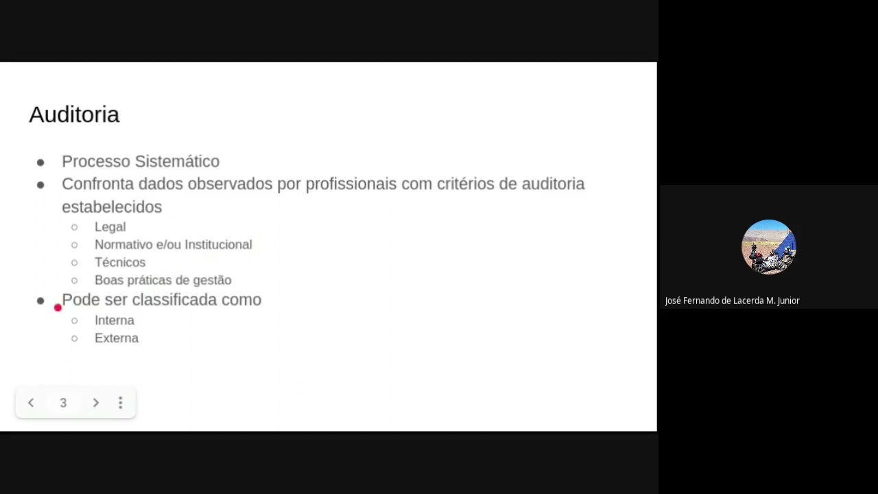 Gestão de Risco, Políticas e Auditoria - A Auditoria
