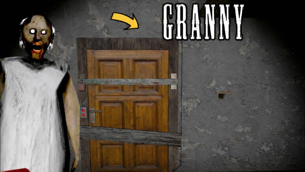 It's very hard to escape the granny house #granny #horrorgaming 
