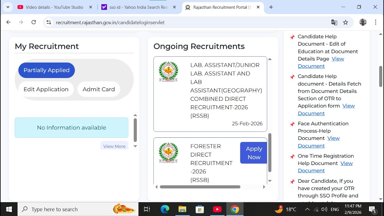 LAB ASSISTANT WALA APPLICATION FORM 2026 KAISE BHARE ! BHARNE KYA TARIKA ,PURA PROCESS 🎯💯
