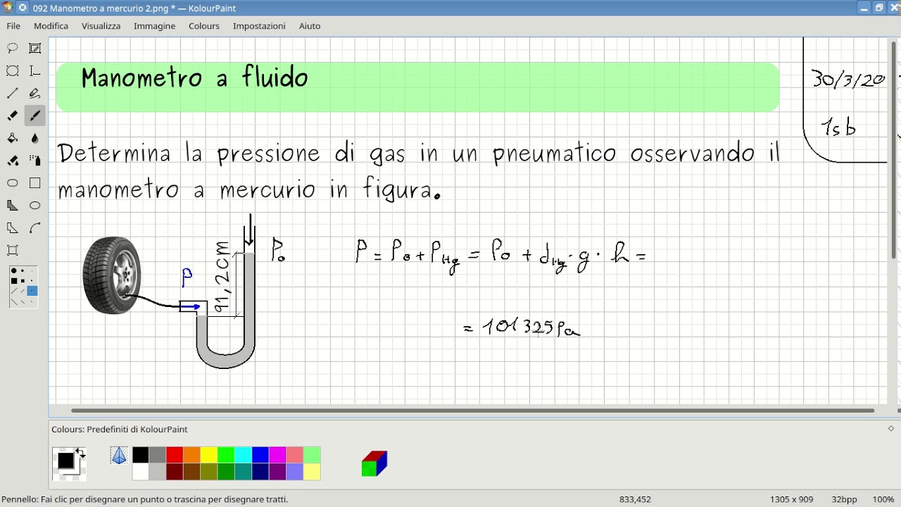 092 Manometro a mercurio