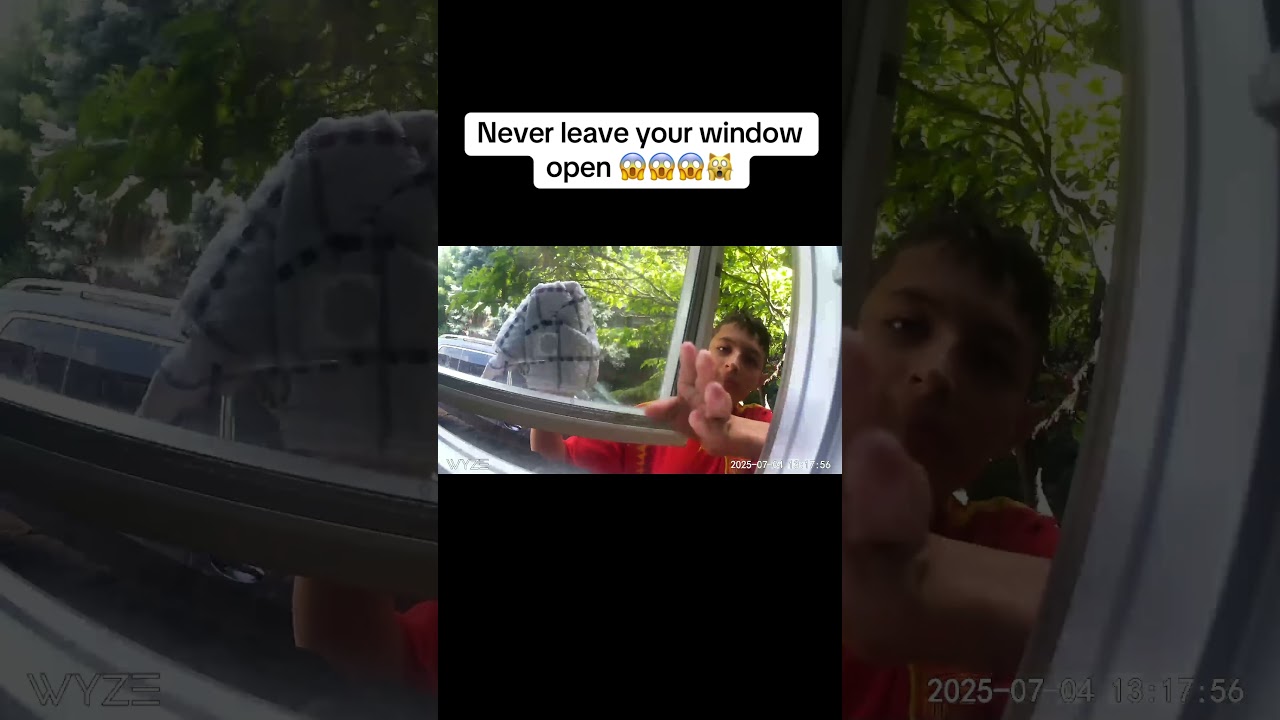 Never leave your window open 