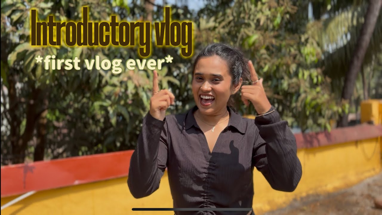 *My first vlog ever!*                              YouTube,swagat nahi karoge hamara!?