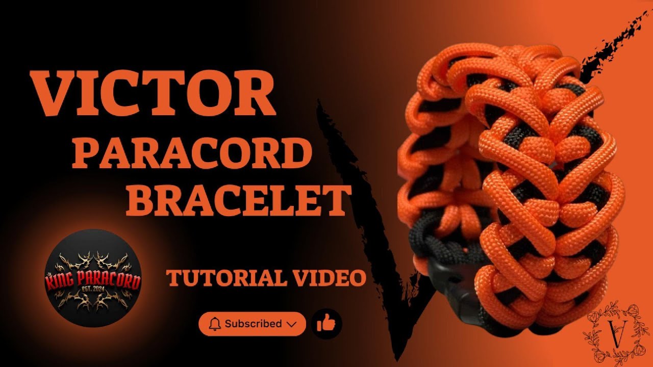 How to Make the VICTOR Paracord Bracelet | Survival & Style  #paracordbracelet #tutorialvideo #diy