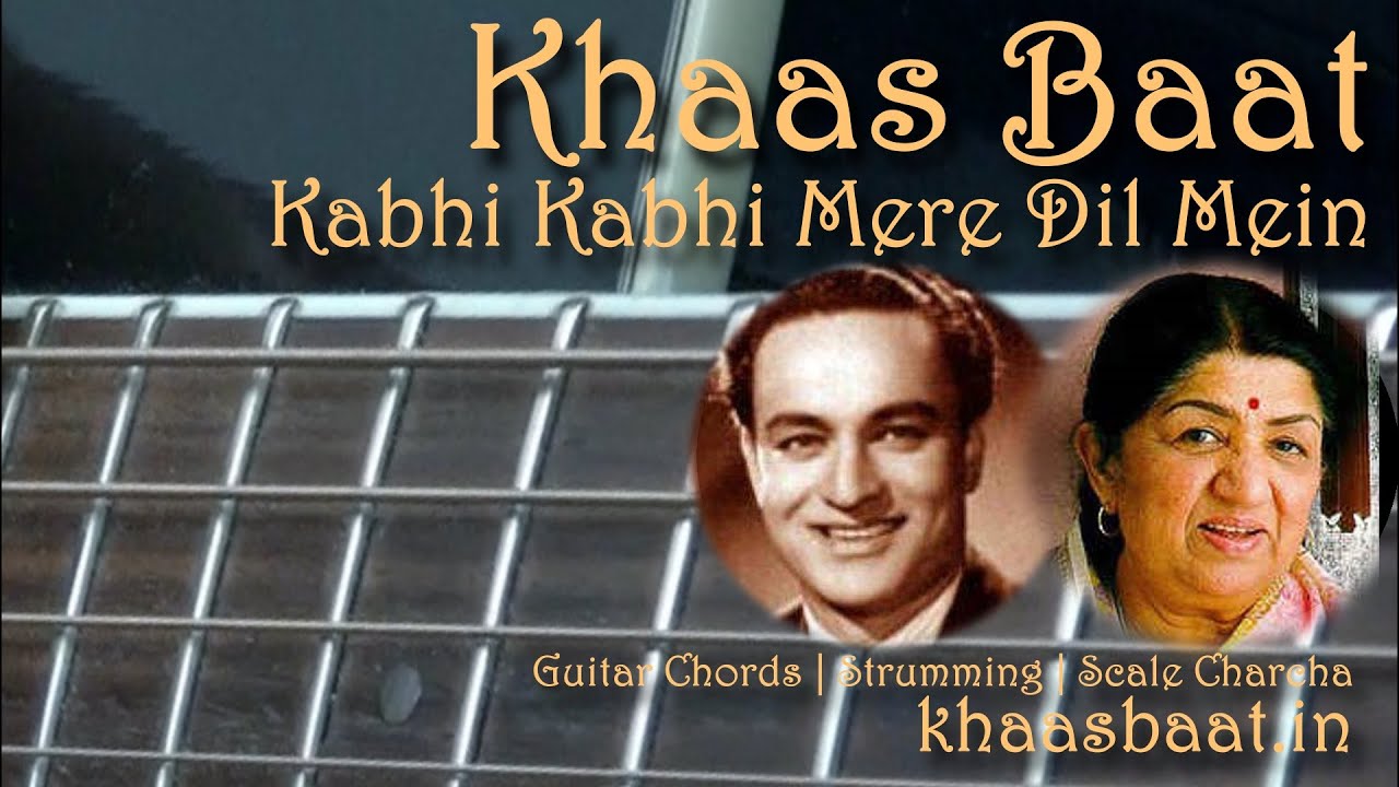 Kabhi Kabhi Mere Dil Mein | Hindi Guitar Lesson | Chords | Strumming Pattern | Scale Charcha | Pawan
