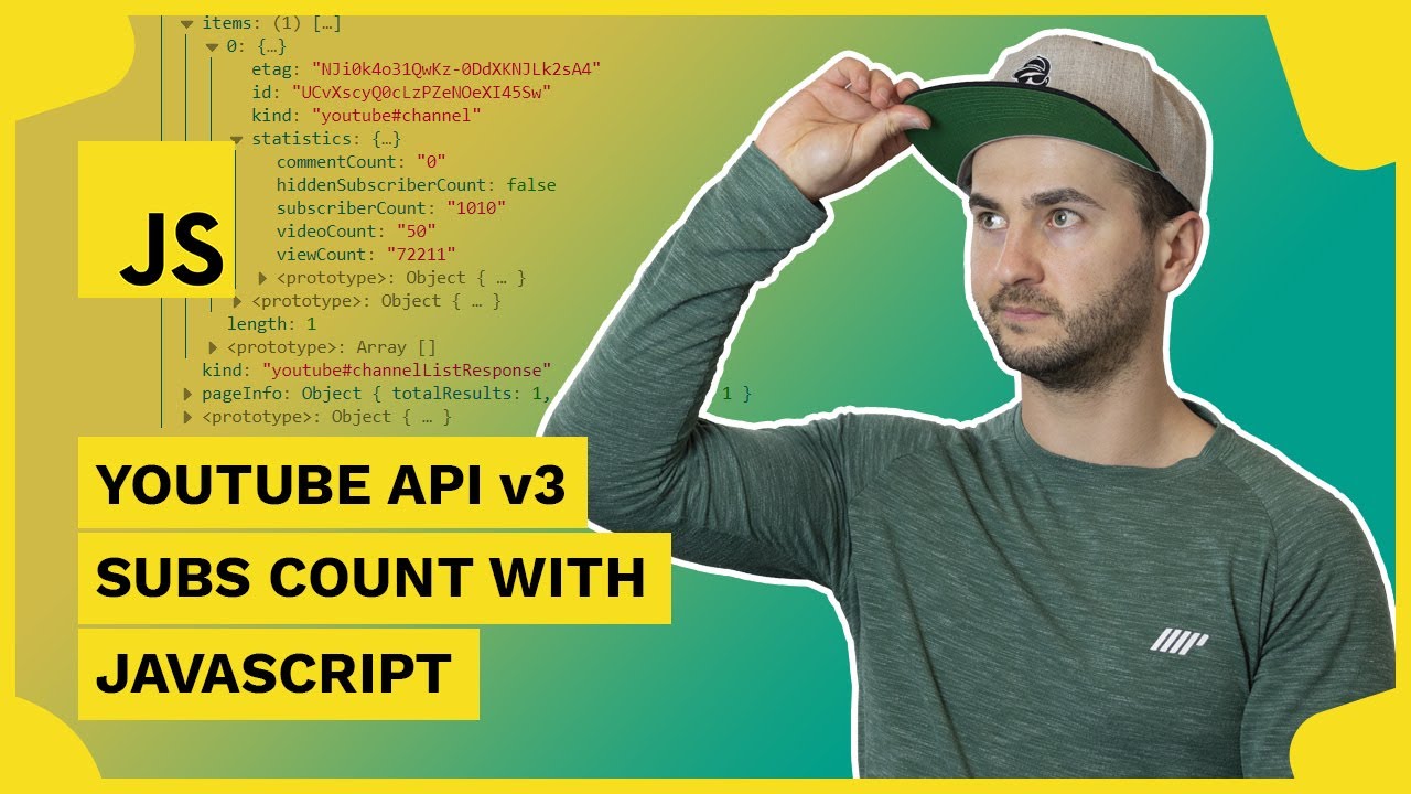 YouTube Data API Tutorial - Create a YouTube Subscriber Count with JavaScript