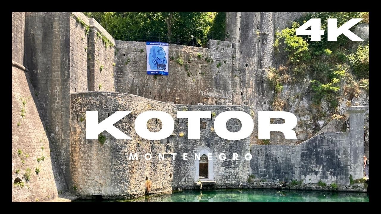 KOTOR MONTENEGRO WALK 4K