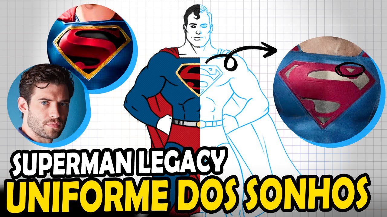 PLANEJAMENTO DO UNIFORME PERFEITO DO SUPERMAN PARA DCU