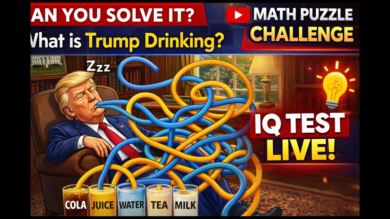 LIVE Maths Puzzle Challenge 🧠 | Only Genius Can Solve These Brain Teasers! | IQ Test Live