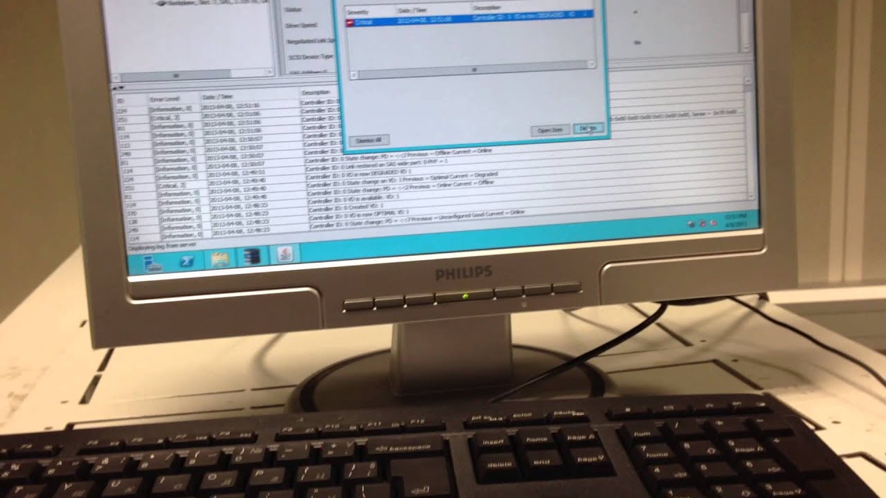 LSI 9271-8i - Make drive offline and than Rebuild