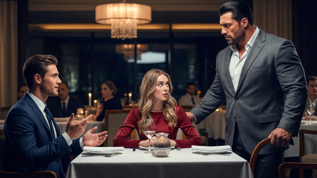Ich war auf einem langweiligen Date… der Mafiaboss zog einen Stuhl heran: „Raus, sie gehört mir.“