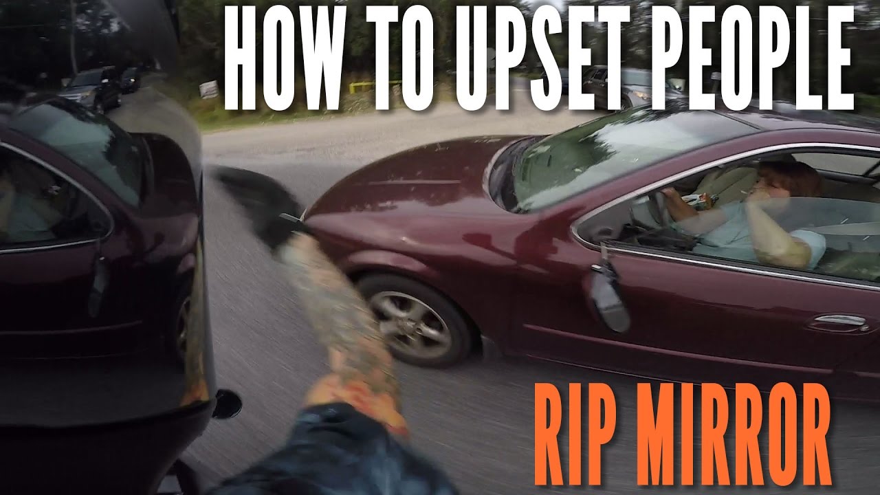 BIKER SMASHES MIRROR?! MaxWrist, Swarook + Bad drivers vs Motorcycle