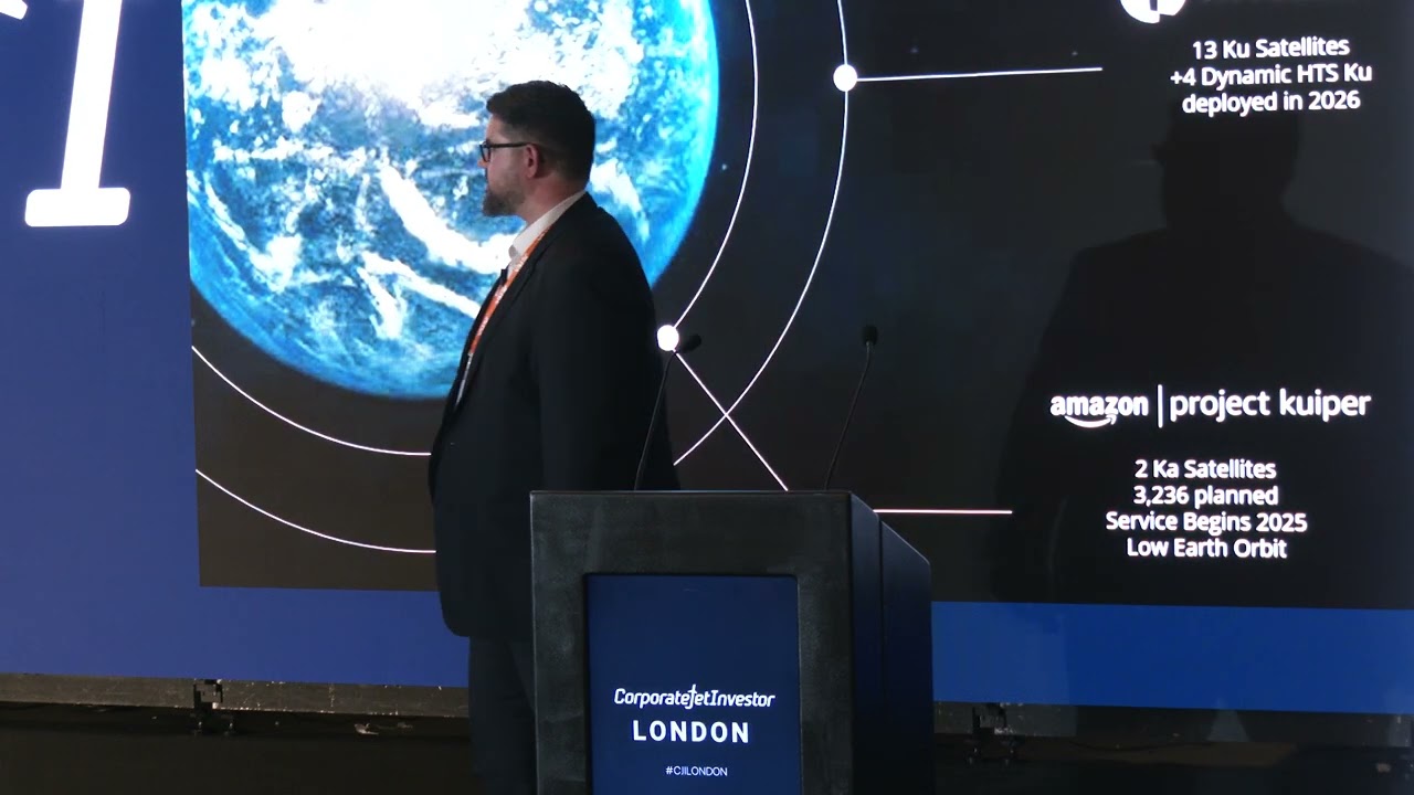 Corporate Jet Investor London 2025 - The value of connectivity for private aircraft