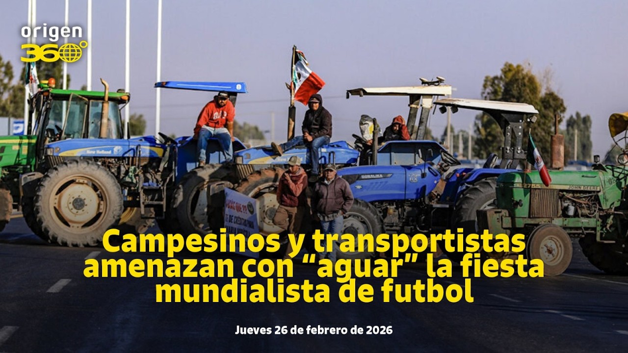 En Vivo | Campesinos y transportistas amenaza con “aguar” la fiesta mundialista de futbol