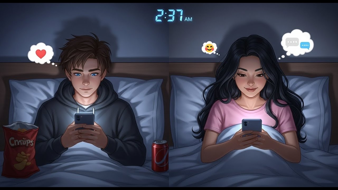 TENGAH MALAM DIBUAT BAPER KARENA CHAT - KISAH PERCINTAAN REMAJA SMA