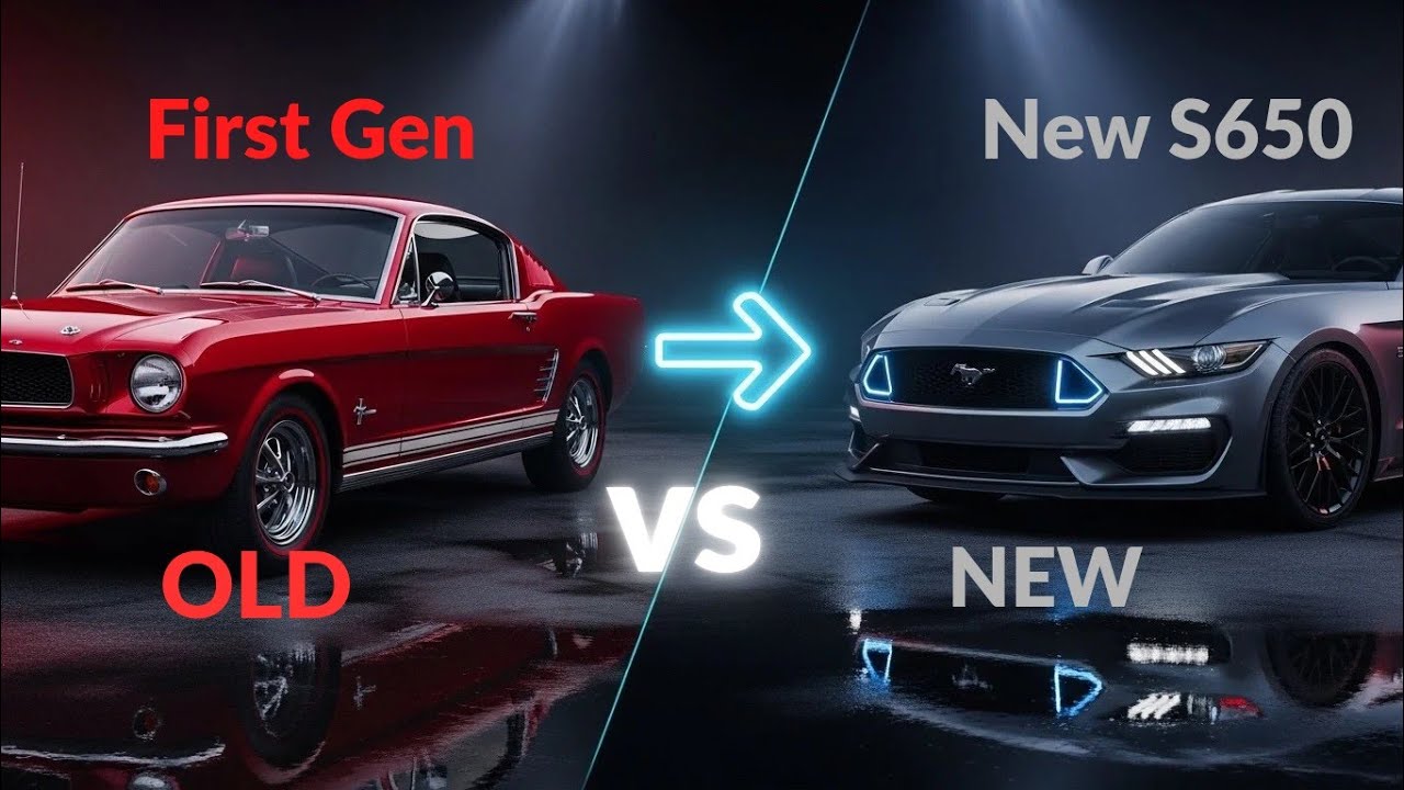 Ford Mustang Evolution (1964–2024) | First Gen vs New S650#MustangEvolution#FordMustang#MuscleCar