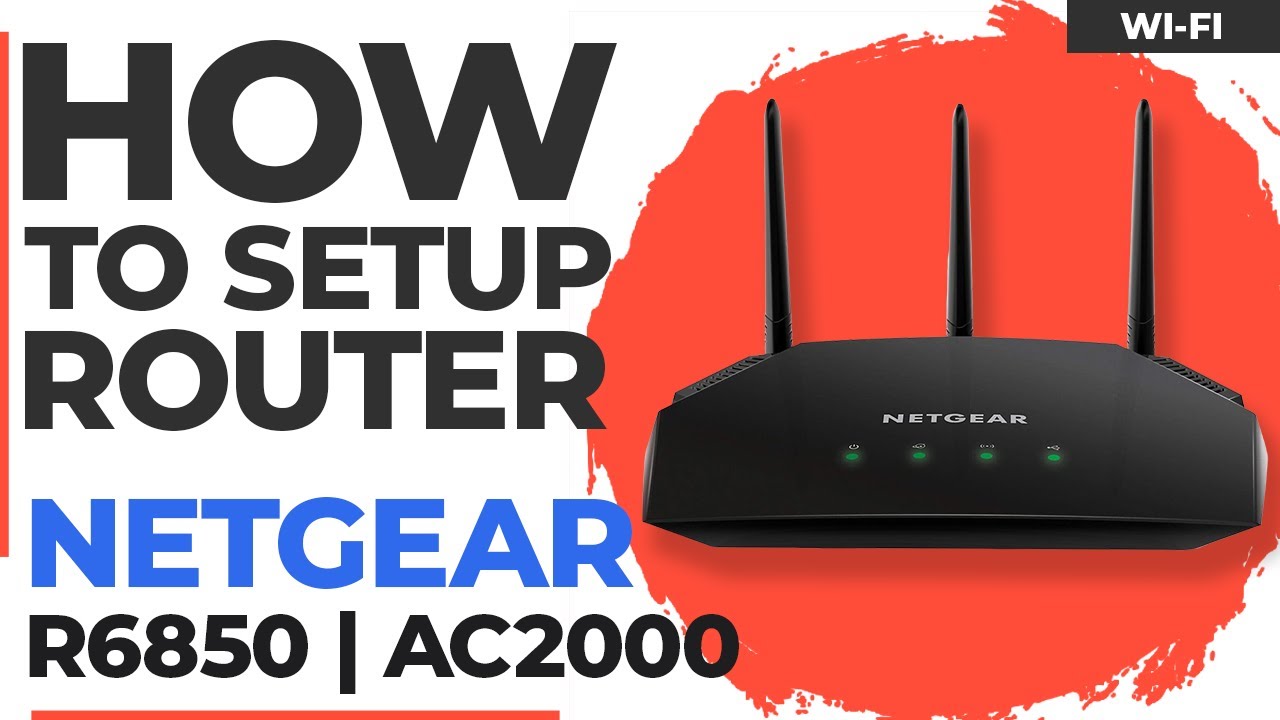 ✅ Как настроить NETGEAR R6850 | Умный WiFi-маршрутизатор NETGEAR AC2000 с поддержкой Wi-Fi 5, дву...