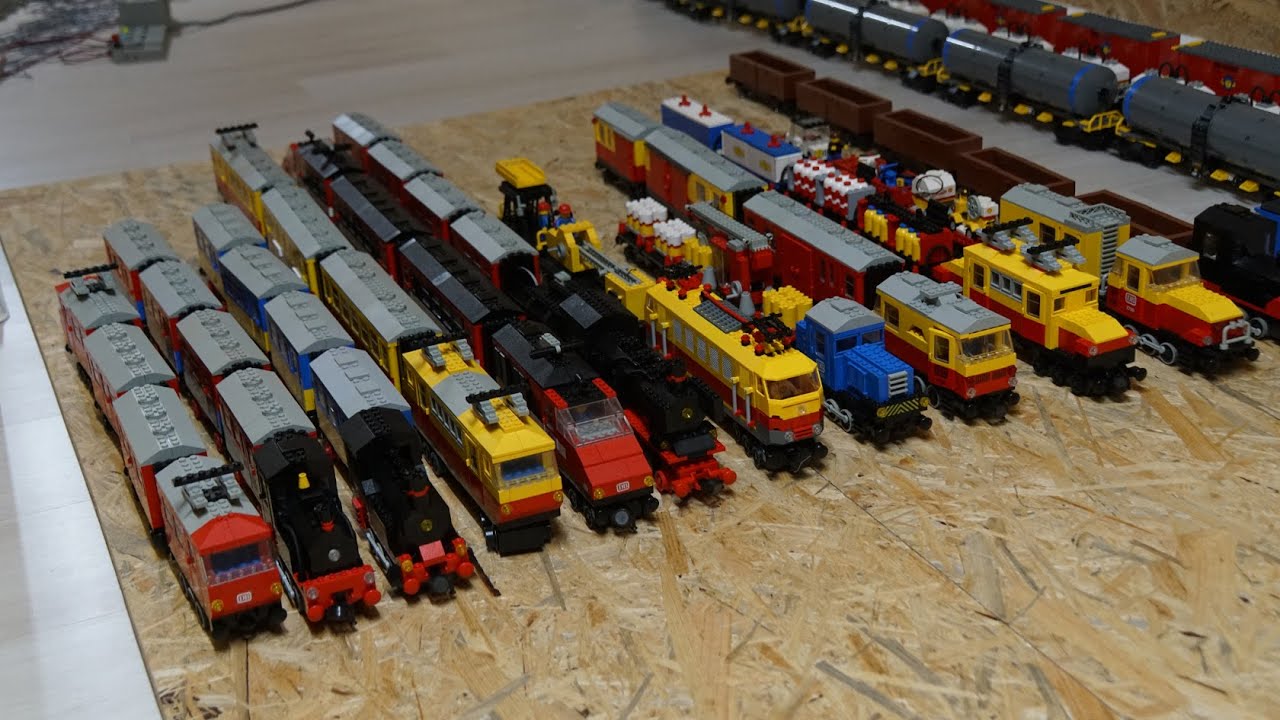 Lego 12V Eisenbahn XXL Sammlung - Übersicht über alle Züge