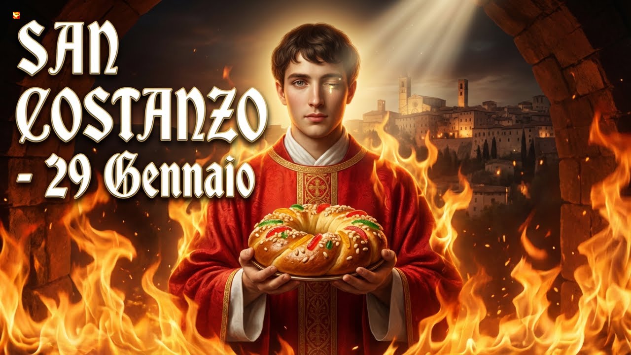 Santo del Giorno 29 Gennaio | San Costanzo di Perugia | Il Vescovo che Cammin&ograve; sul Fuoco