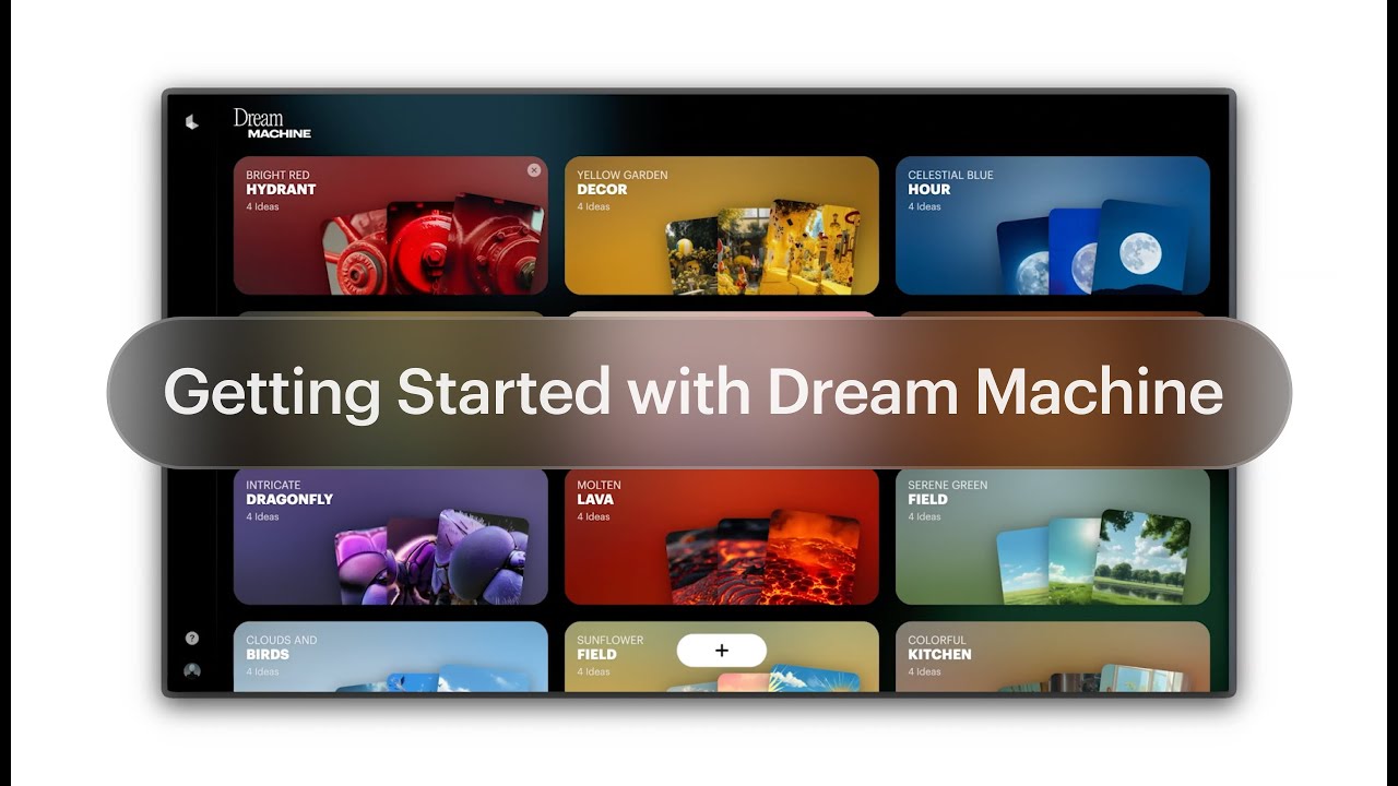 Начало работы с Dream Machine от Luma AI