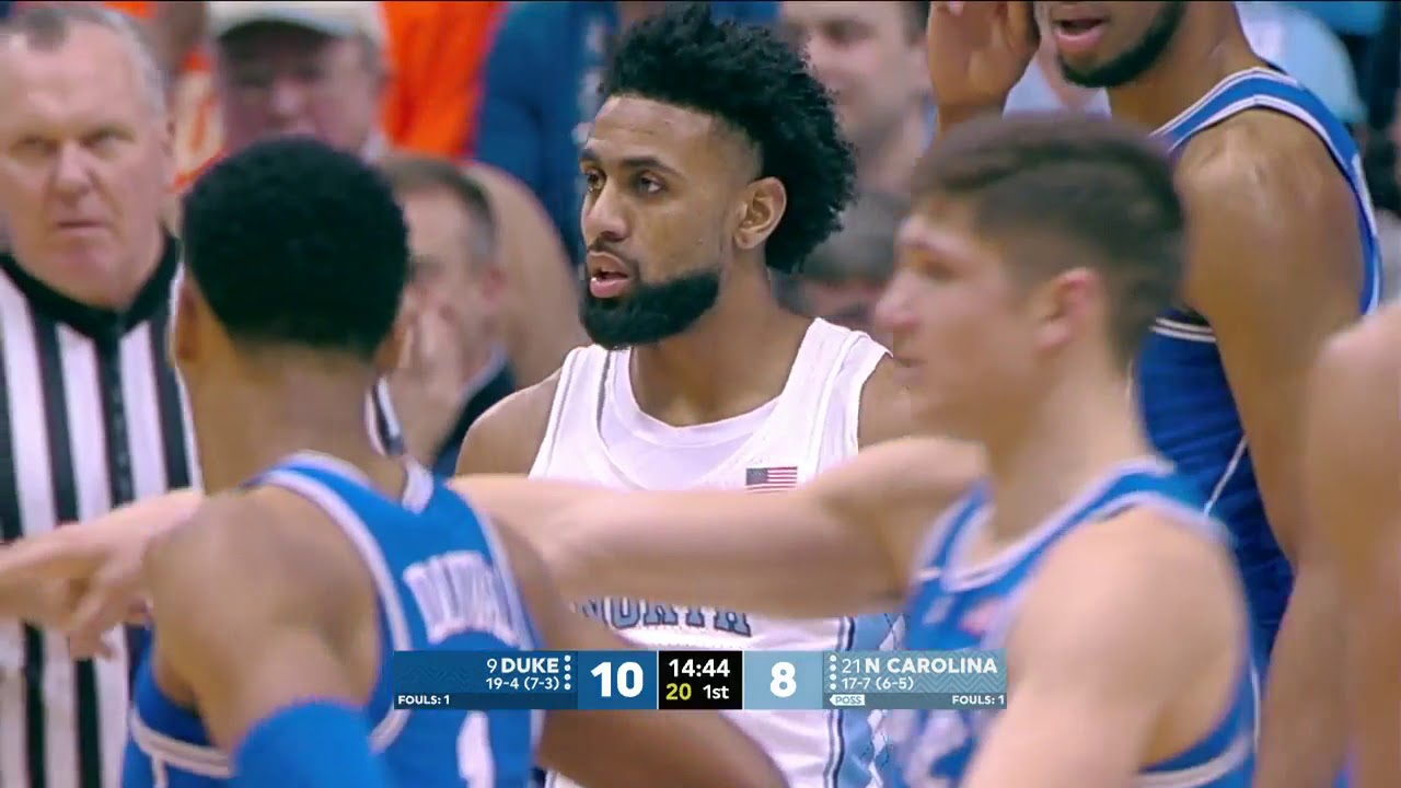 Duke at North Carolina  NCAA Men's Basketball February 8, 2018