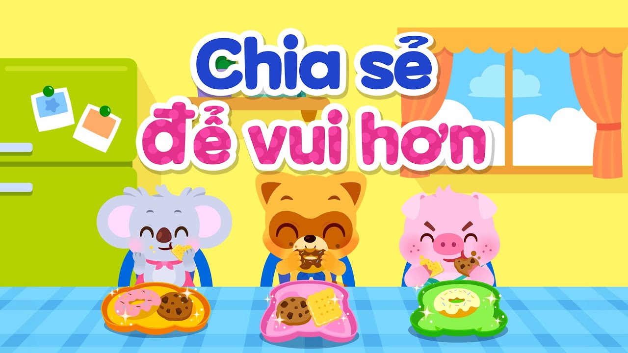 Chia sẻ để vui hơn🍬 | B&agrave;i h&aacute;t về chia sẻ | Th&oacute;i quen tốt | Lotty Friends