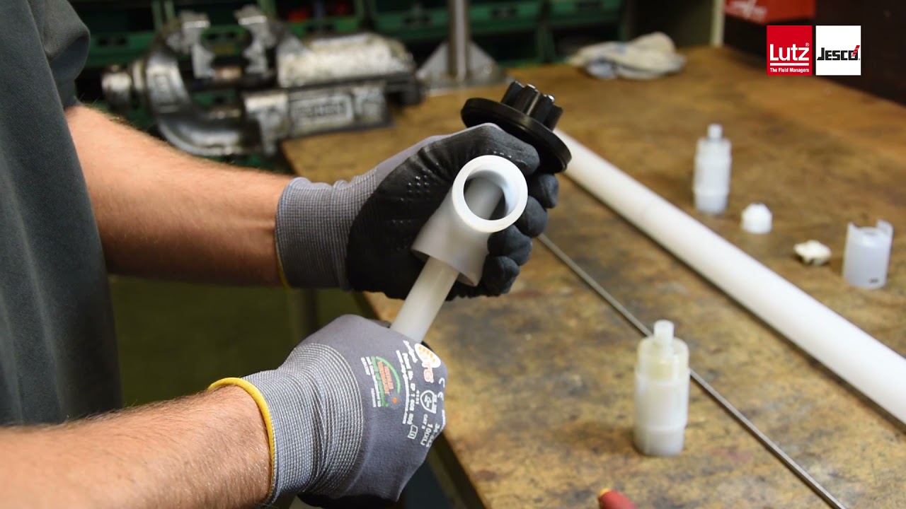 Repair video | Assembly/disassembly of the Lutz pumping station PVDF-GLRD