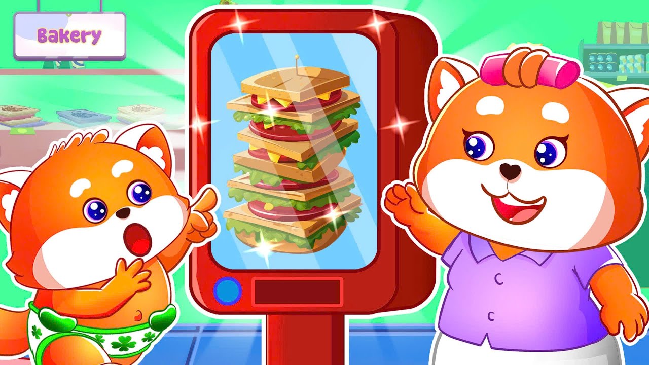 Huge Sandwich Song 🍔🥪 || The Best Children's Songs || Kids Songs By Lucky Zee Zee ✔