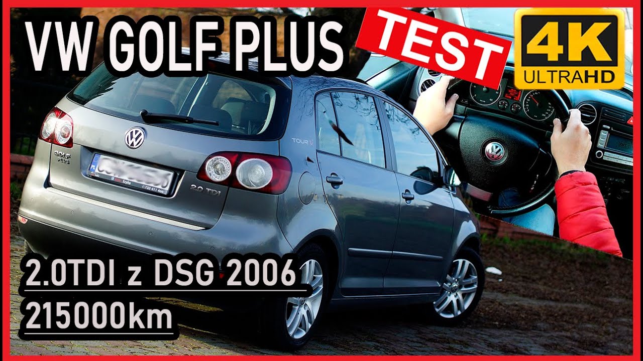 VW GOLF PLUS 2.0TDI DSG (2006) TEST Dla Rodziny 2+2 jak znalazł!