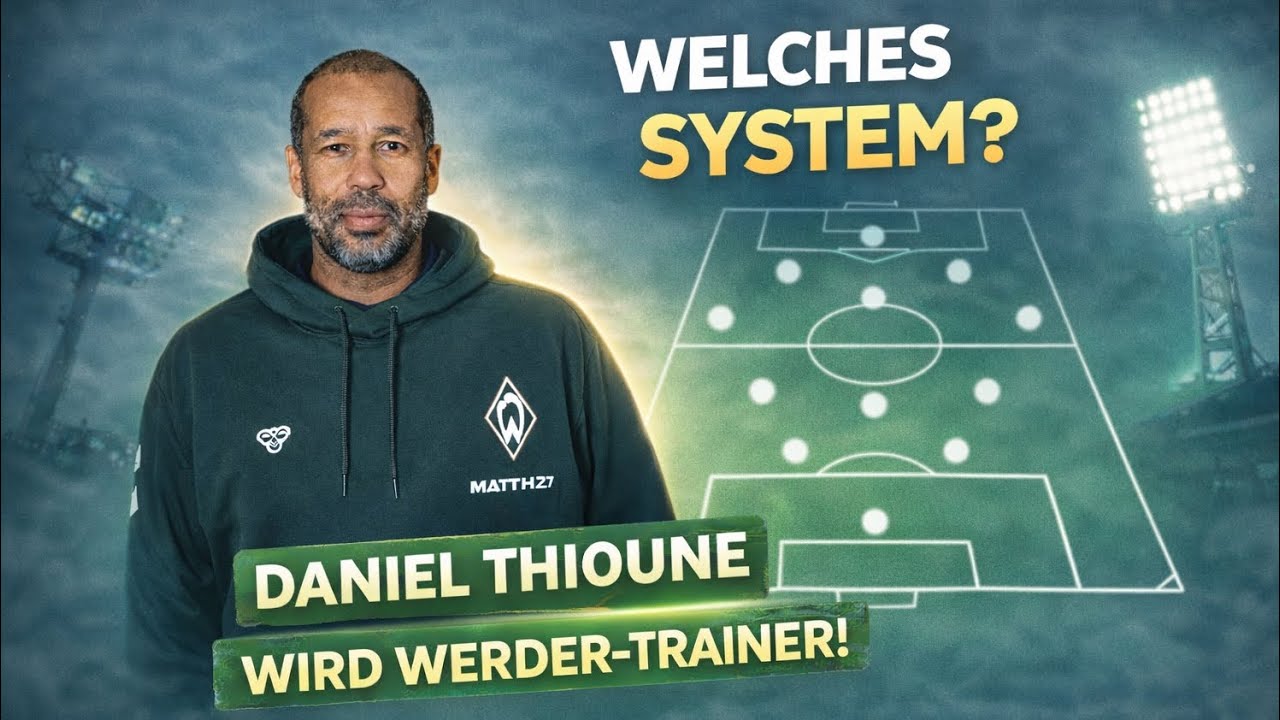 NEUER WERDER-TRAINER! Daniel Thioune ist da! – welches System spielt er?