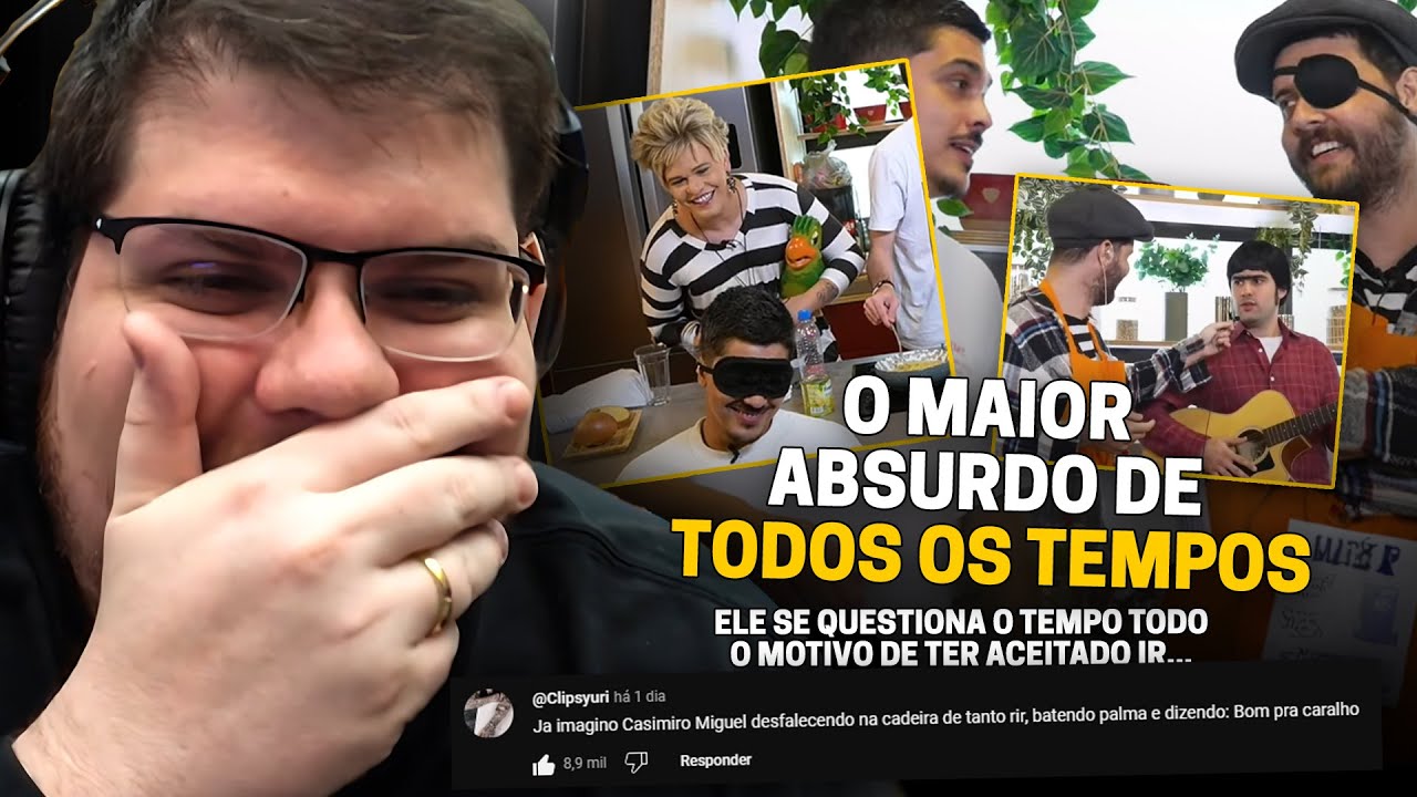 CASIMIRO REAGE: DEFANTE E CHICO MOEDAS NO RANGO BRABO - ERA PRA SER S&Oacute; MIOJO... | Cortes do Casimito
