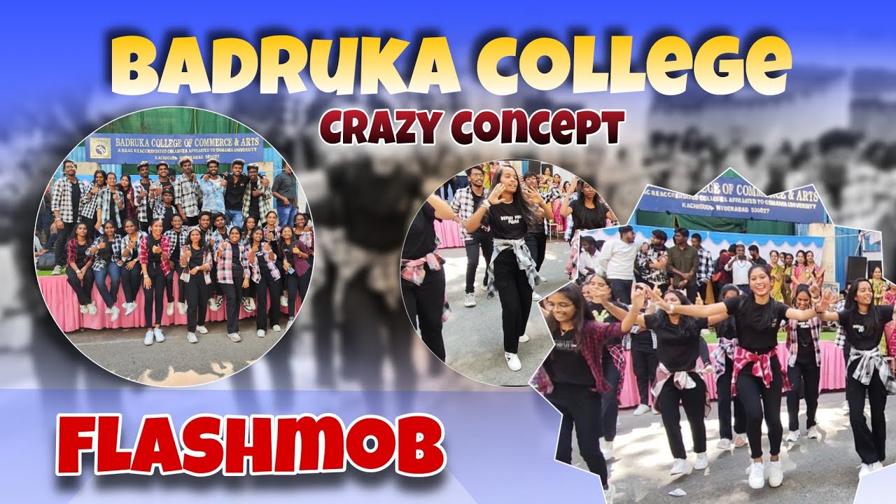 🔥 Crazy Flashmob at Badruka College | Insane Dance Moves | Benchmark Creations // shekar Reddy