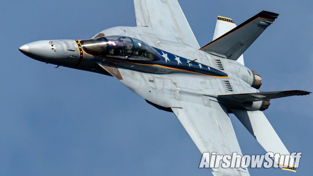 F-18 Super Hornet Demo - EAA AIrVenture Oshkosh 2023